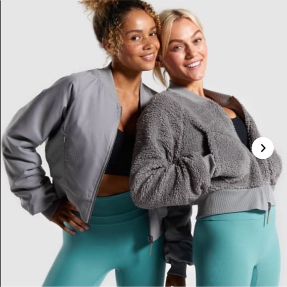 gymshark teddy jacket